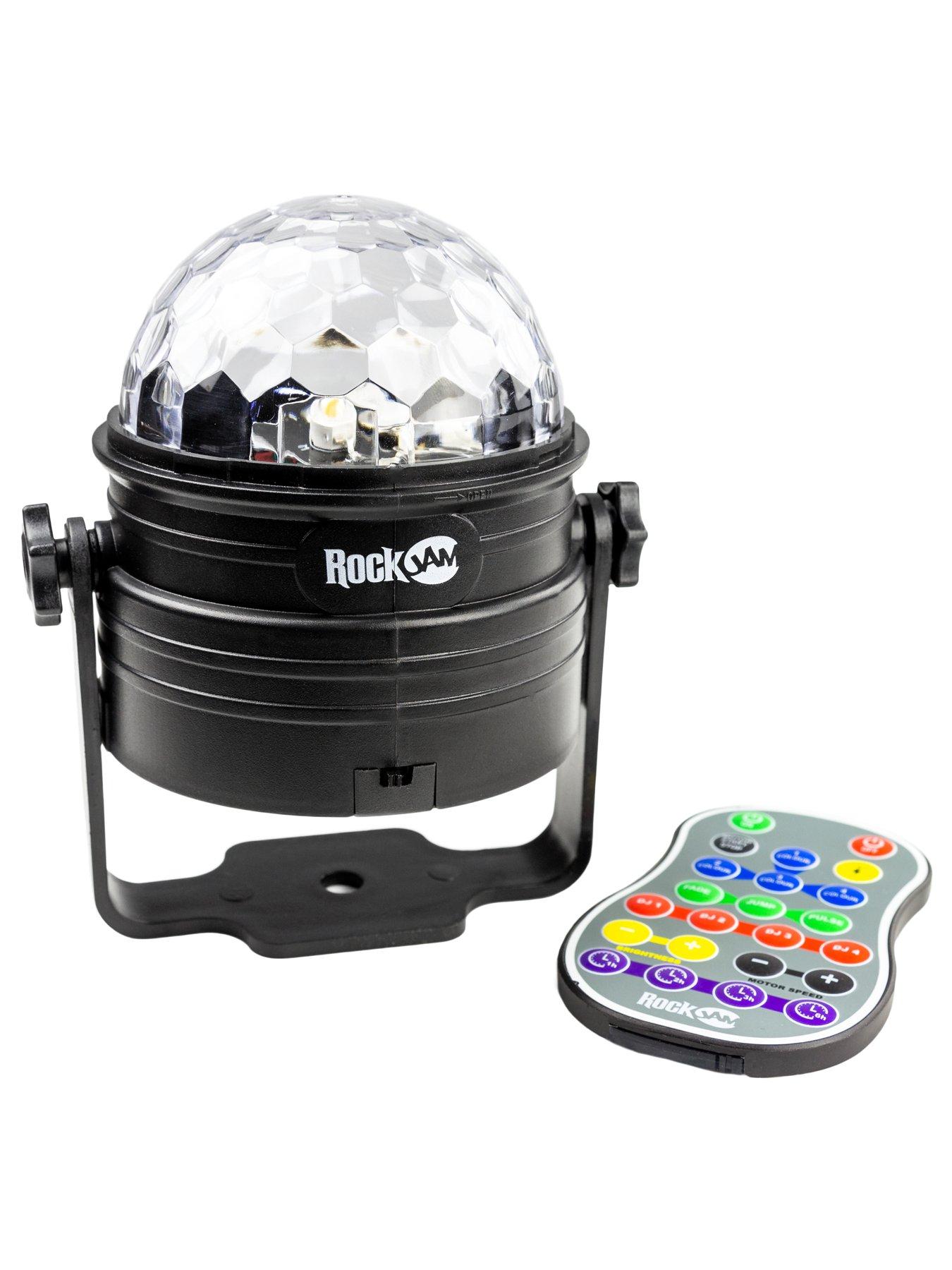 Image 4 of 7 of RockJam Rechargeable Wireless Party Lights 6Watt LED Sound Activated Disco Ball with Remote Control