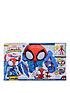  image of spiderman-marvel-spidey-and-his-amazing-friends-web-quarters-playset-with-lights-sounds-spidey-and-vehicle-for-children-aged-3-and-up
