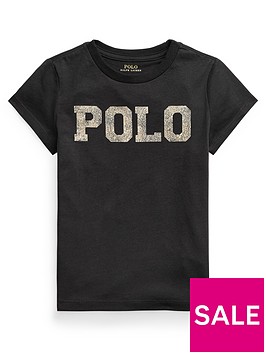 ralph-lauren-girls-polo-short-sleeve-t-shirt-black