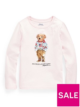 ralph-lauren-girls-long-sleeve-bear-t-shirt-pink
