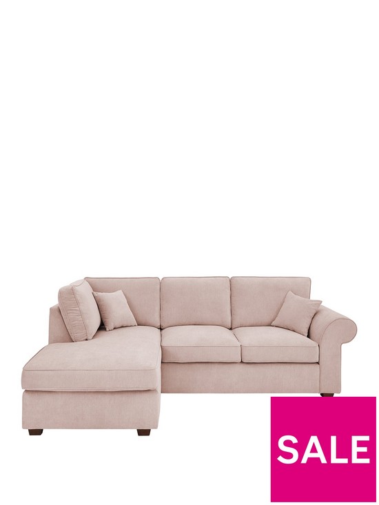 front image of beatrice-fabric-left-handnbspcorner-chaise-sofa