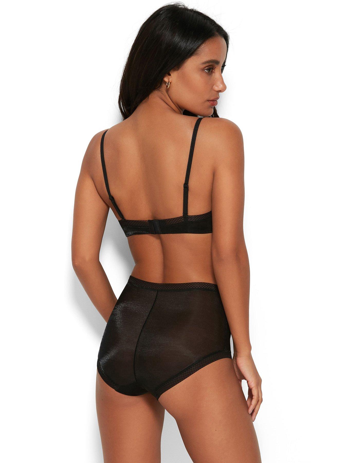 Image 2 of 6 of Gossard Glossies Sheer Bra - Black