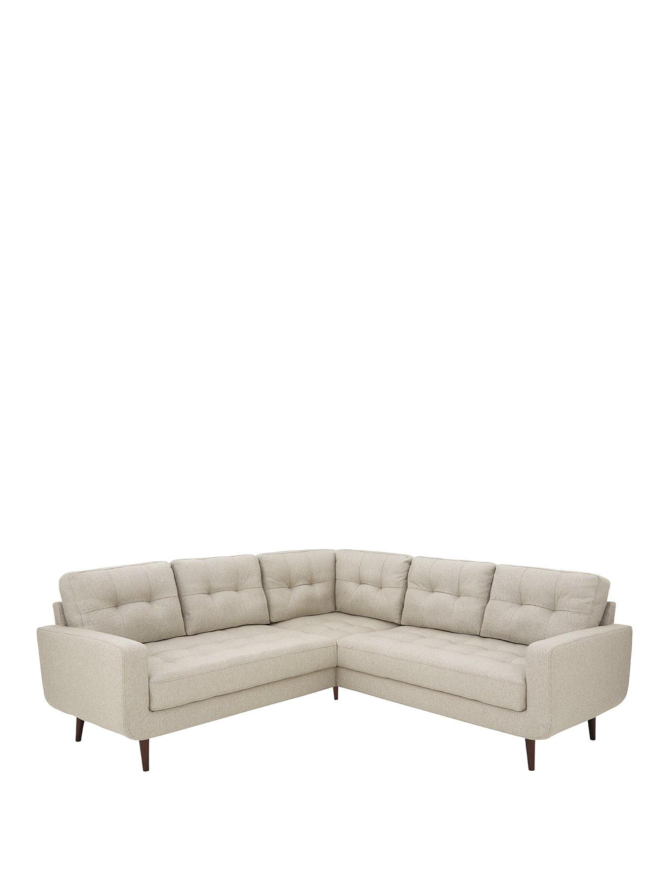 Product photograph of Very Home Nordic Fabric Corner Group Sofa from very.co.uk