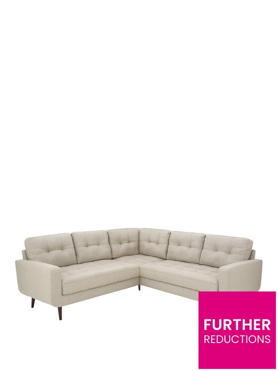front image of nordic-fabric-corner-group-sofa