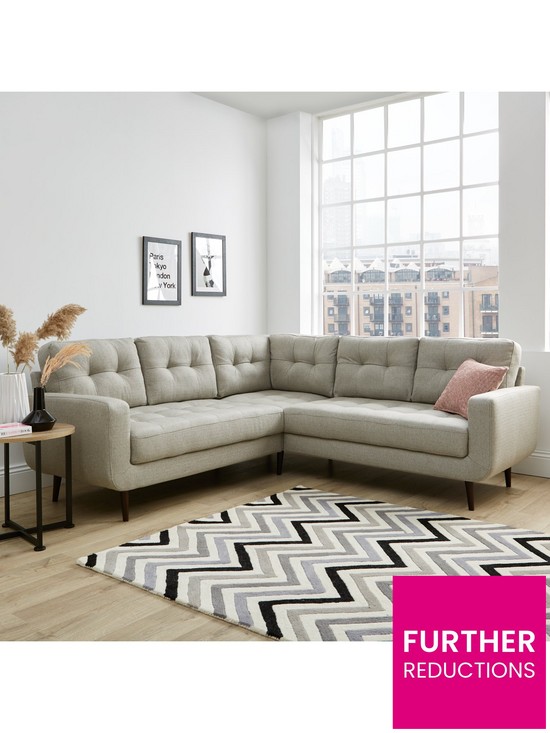 stillFront image of nordic-fabric-corner-group-sofa