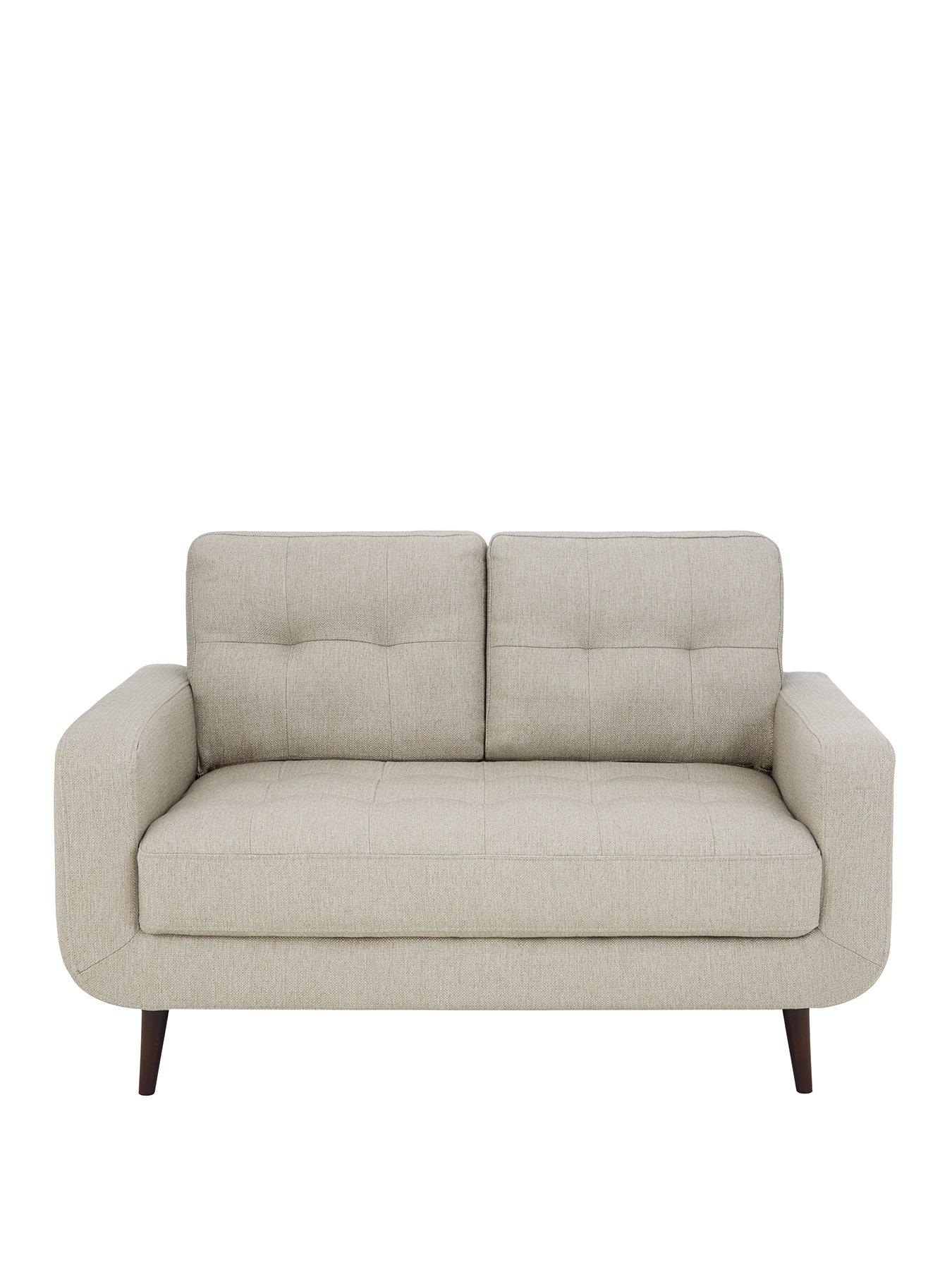 Product photograph of Very Home Nordic Fabric 2 Seater Sofa from very.co.uk