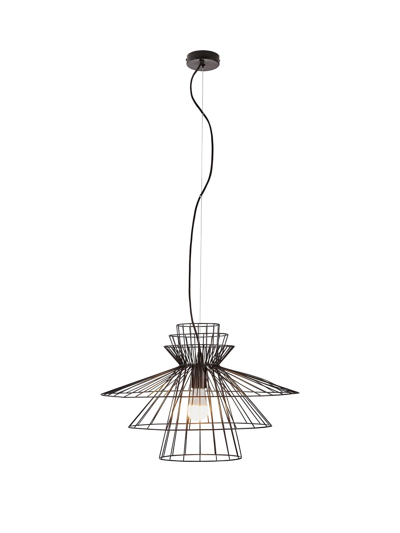 Image 2 of 3 of The Very Collection Orien Large Wire Light&nbsp;Pendant
