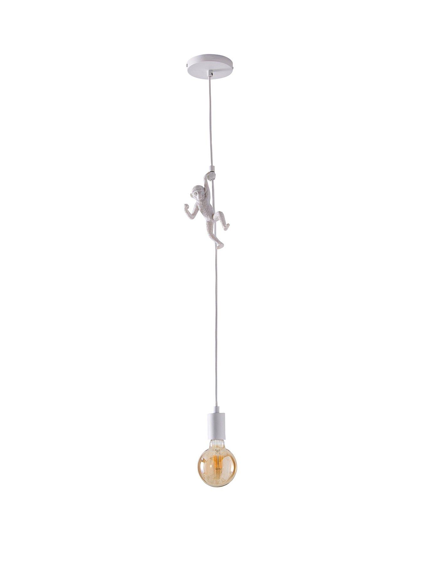 Hanging monkey store pendant light