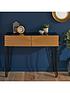  image of lloyd-pascal-luxe-2-drawer-console-table