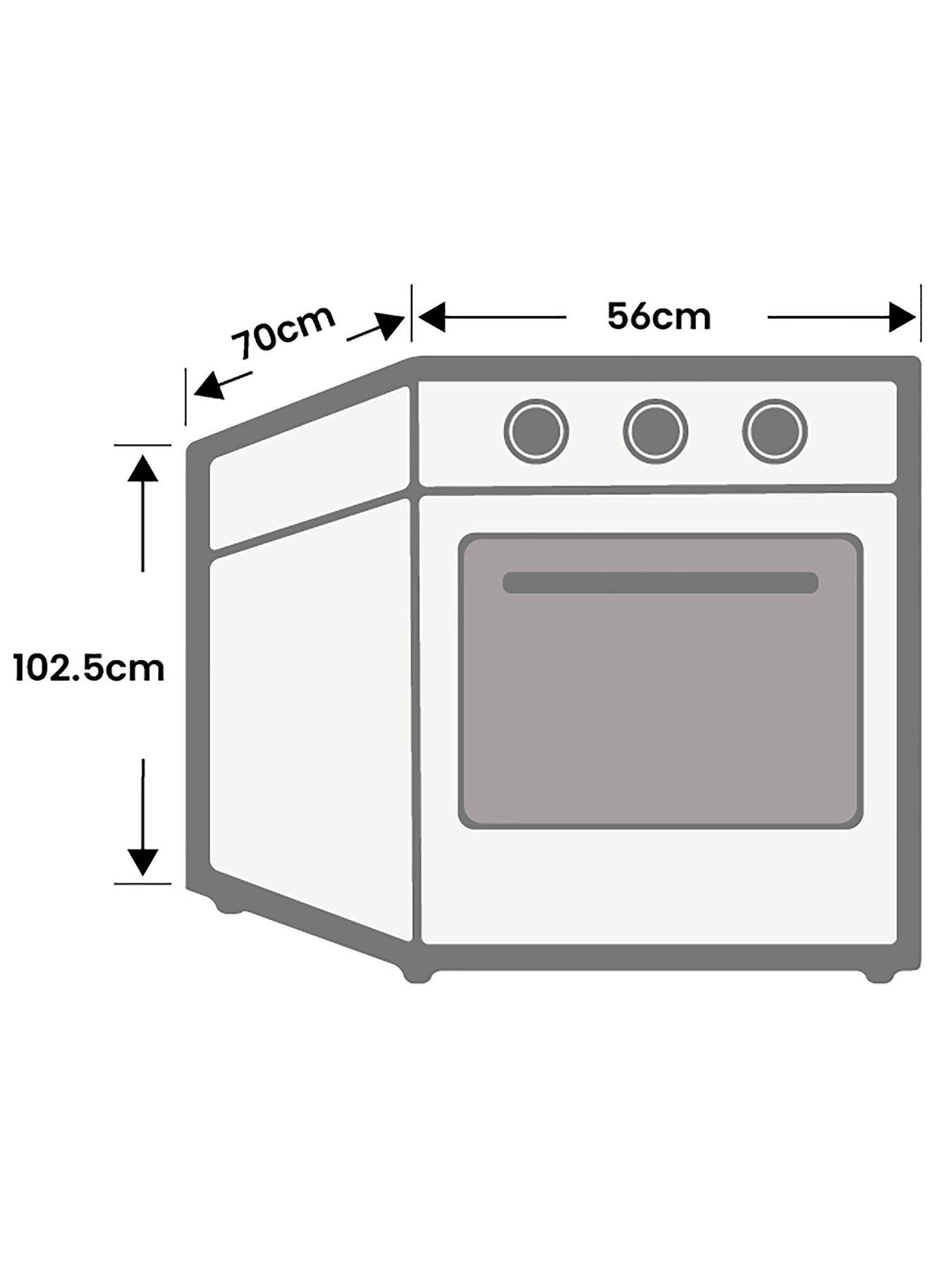Image 7 of 7 of Beko KDC5422AS Twin Cavity Electric Cooker - Silver