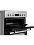  image of beko-kdc653s-60cm-double-oven-electric-cooker-silver