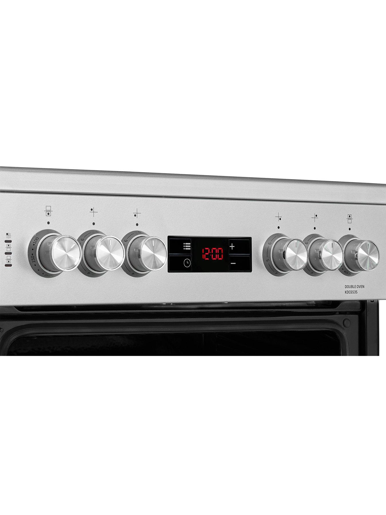 Image 6 of 7 of Beko KDC653S 60CM Double Oven Electric Cooker - Silver