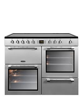 Leisure Ck100C210S 100Cm Cookmaster Electric Range Cooker, Silver - Cooker With Connection