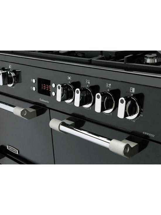 stillFront image of leisure-ck90f232k-90cm-cookmaster-dualnbspfuel-range-cooker-black
