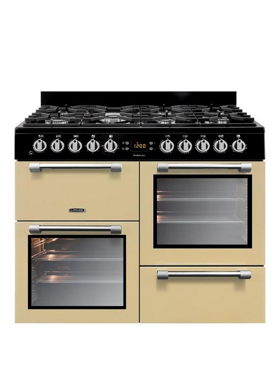 front image of leisure-ck100g232c-100cm-cookmaster-gas-range-cooker-cream