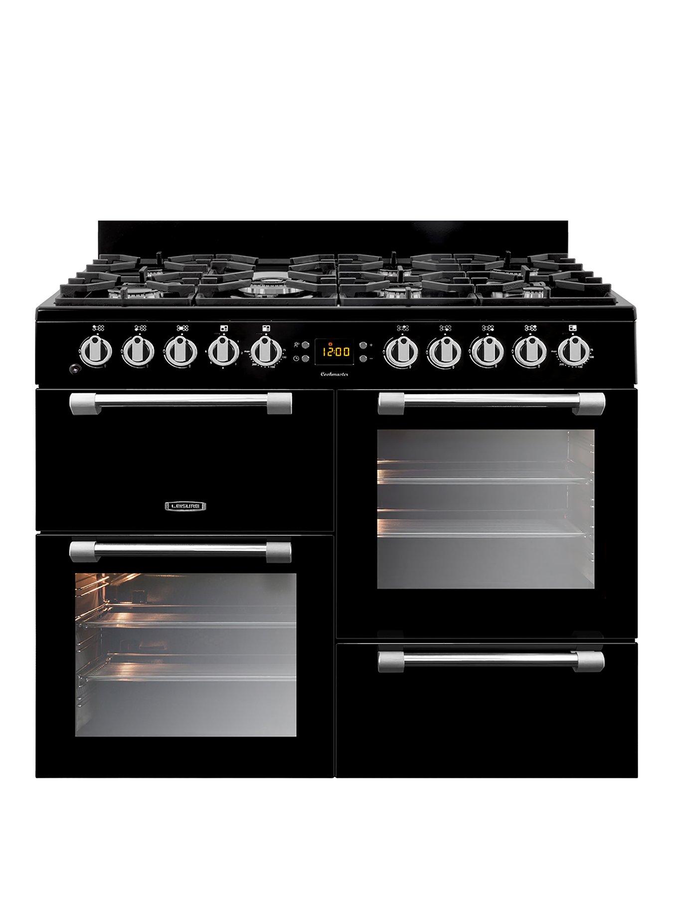 undefined CK100G232K 100CM Cookmaster Gas range Cooker, Black