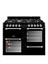  image of leisure-ck100f232k-100cm-cookmaster-dual-fuel-range-cooker-black