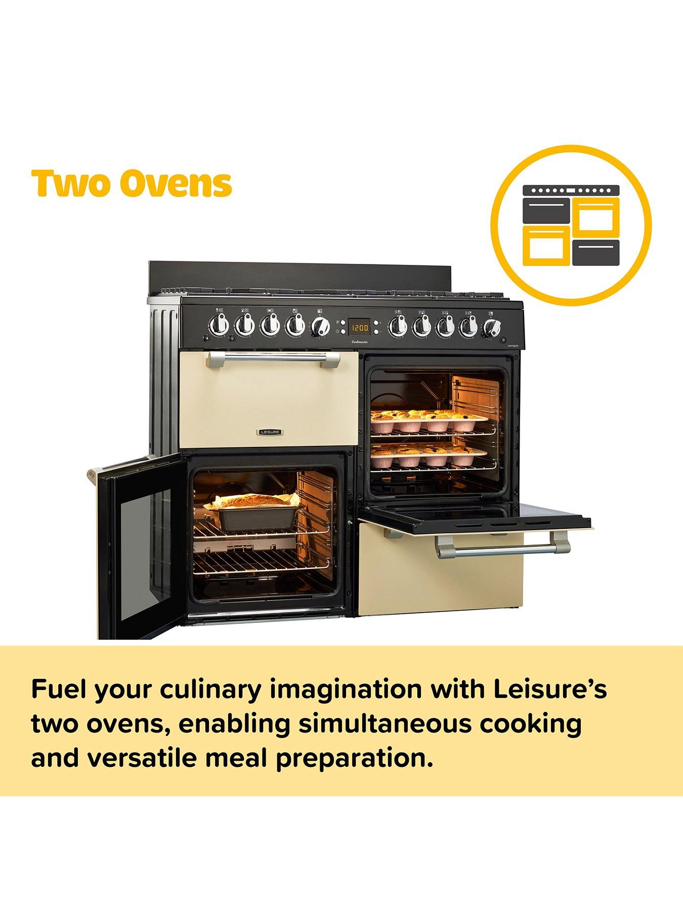 Image 3 of 7 of Leisure CK100F232K 100cm Cookmaster Dual Fuel Range Cooker, Black