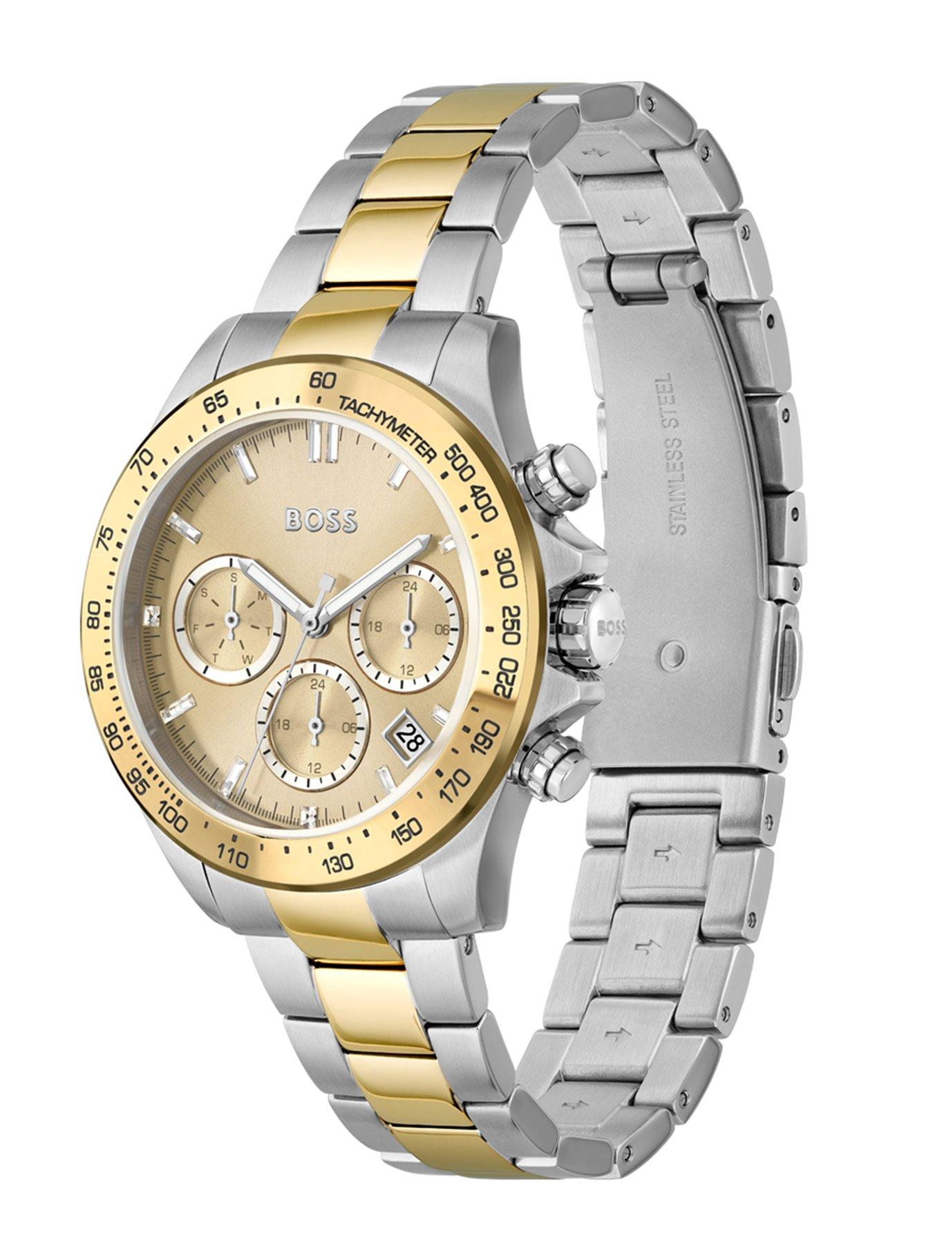 Image 2 of 5 of BOSS Novia Gold Tone Chronograph Dial Stainless Steel Gold Tone Bracelet Watch