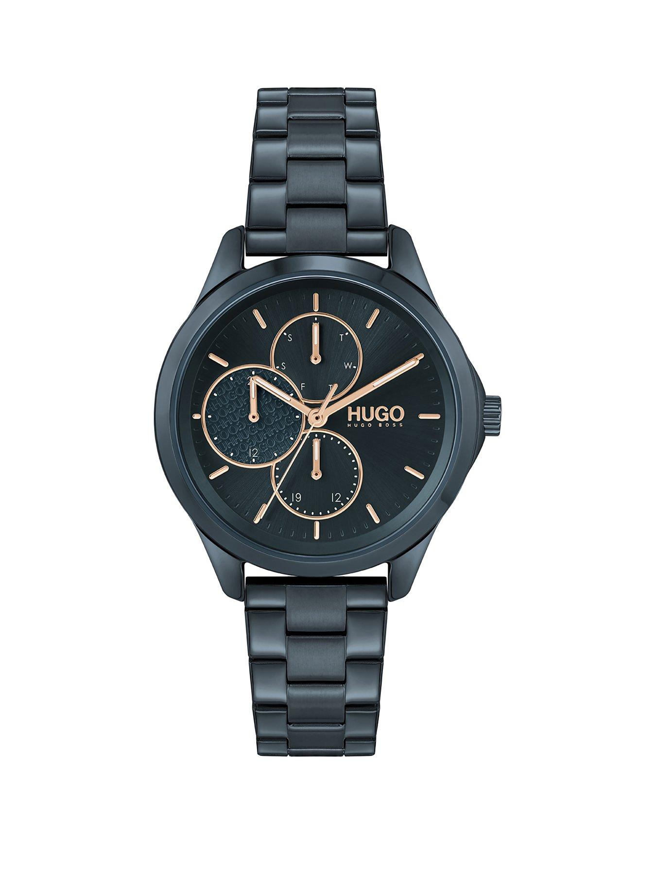 Jewellery & watches Hugo Blue Chronograph Dial Blue Bracelet Watch