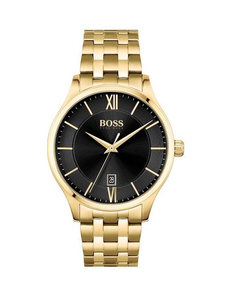 boss-black-date-dial-gold-tone-stainless-steel-bracelet-watch