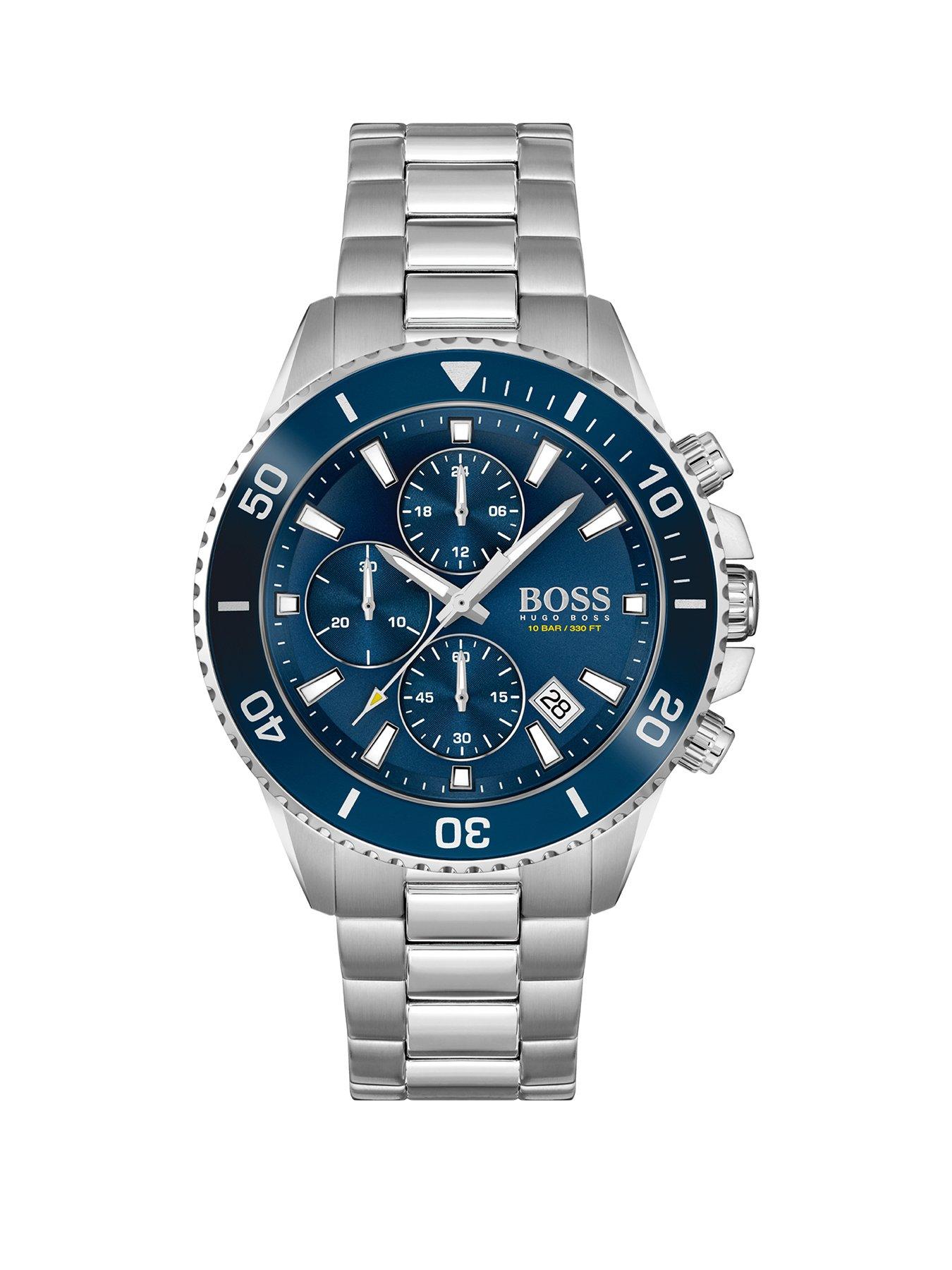 undefined Admiral Blue Chronograph Stainless Steel Bracelet Watch