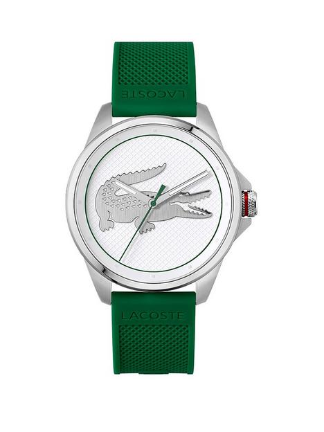 lacoste-silver-logo-dial-green-strap-watch