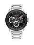  image of tommy-hilfiger-harley-black-chronograph-dial-stainless-steel-bracelet-watch