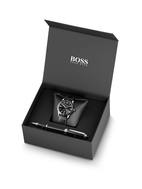 boss-leather-watch-and-pen-gift-set