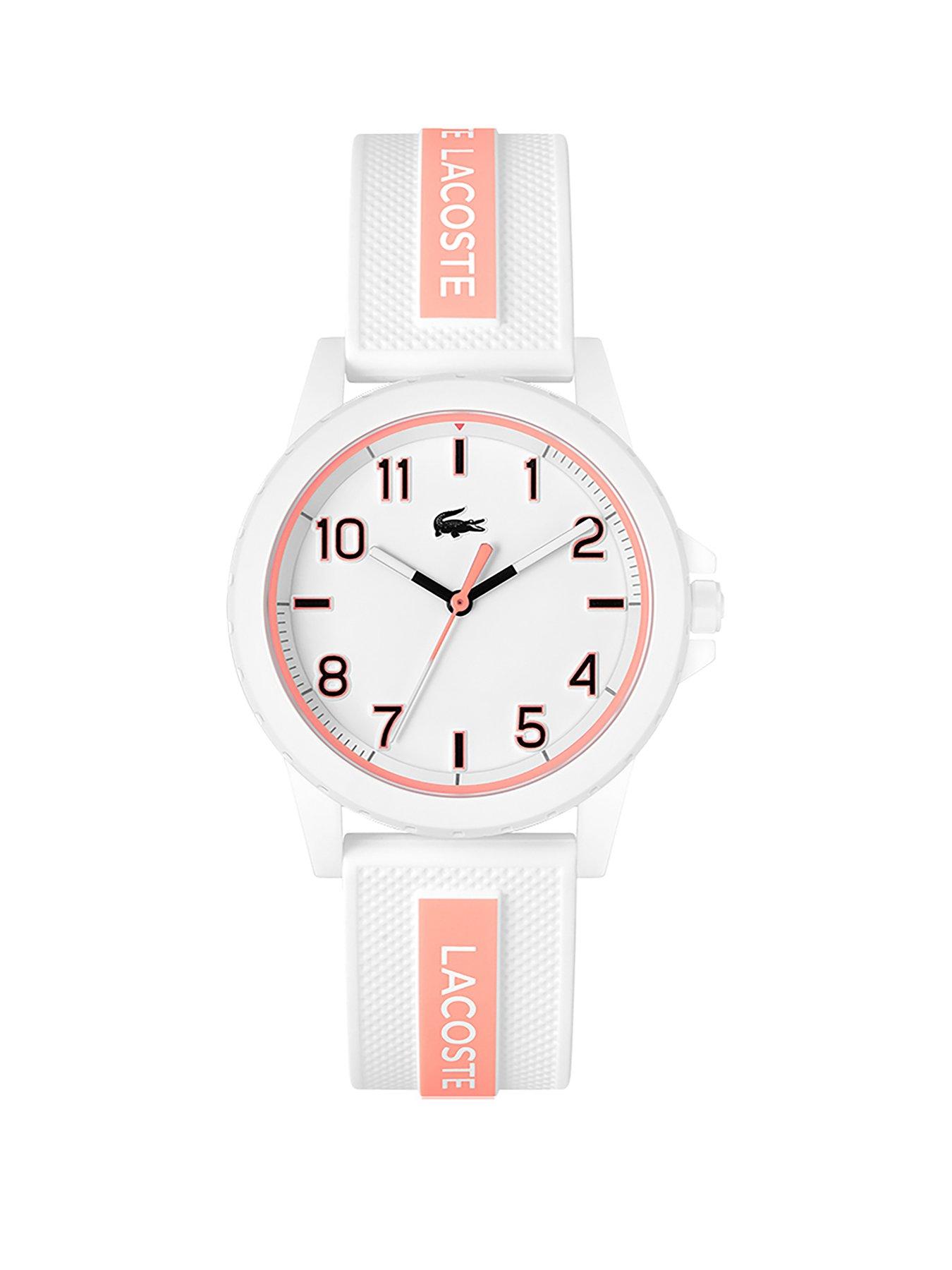 Lacoste White Dial Pink  &  White Kids/Teen Watch