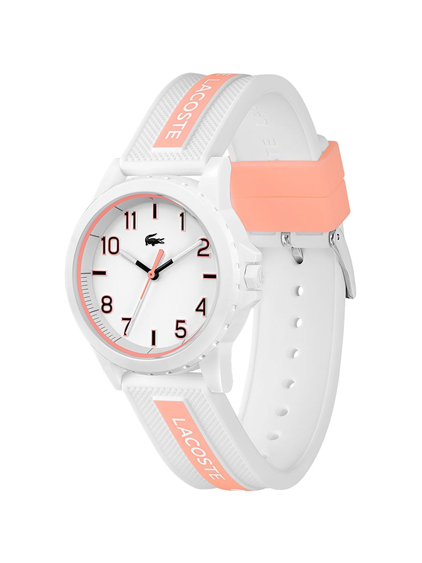 Image 2 of 5 of Lacoste White Dial Pink &amp; White Kids/Teen Watch