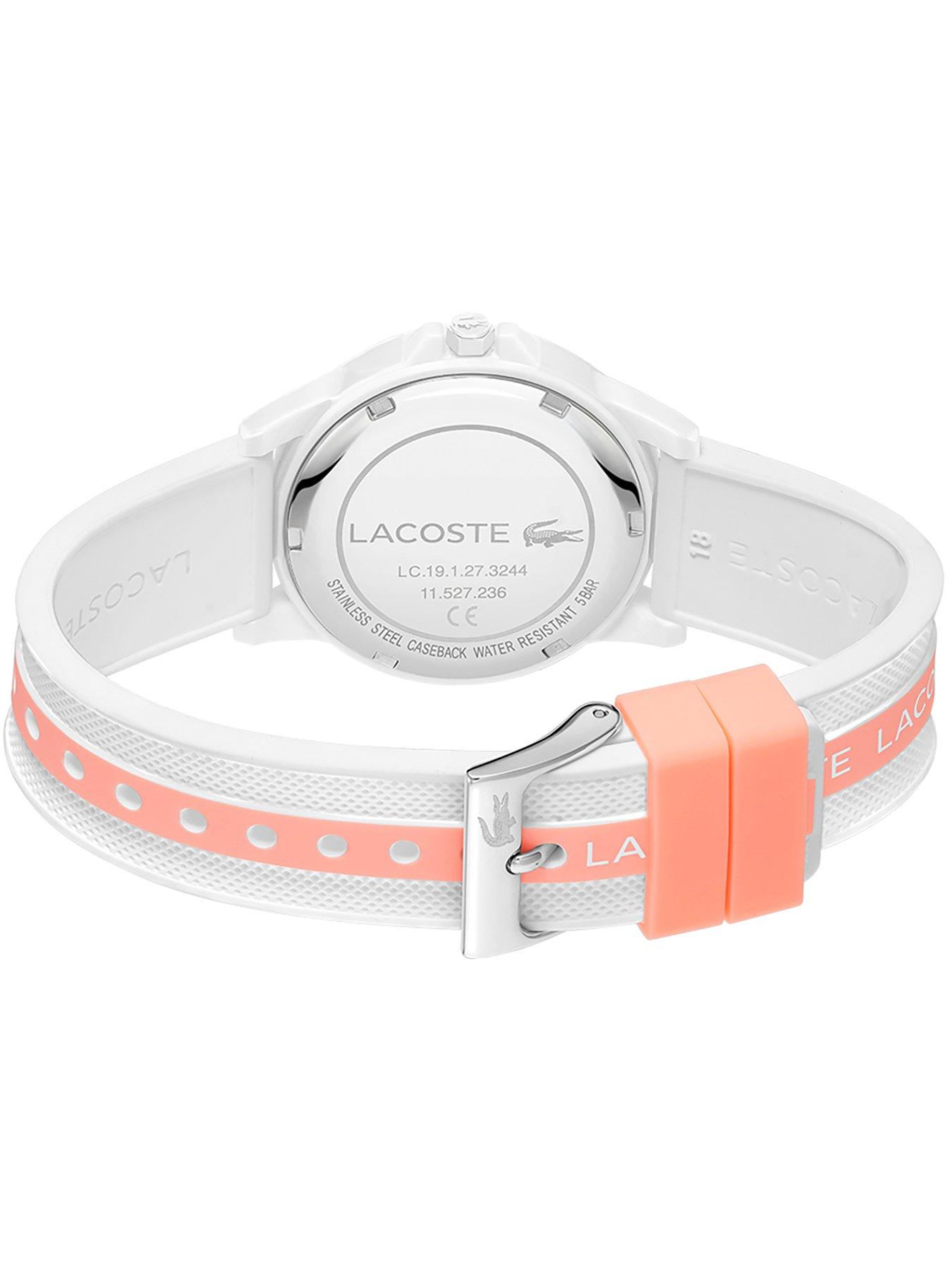 Image 3 of 5 of Lacoste White Dial Pink &amp; White Kids/Teen Watch
