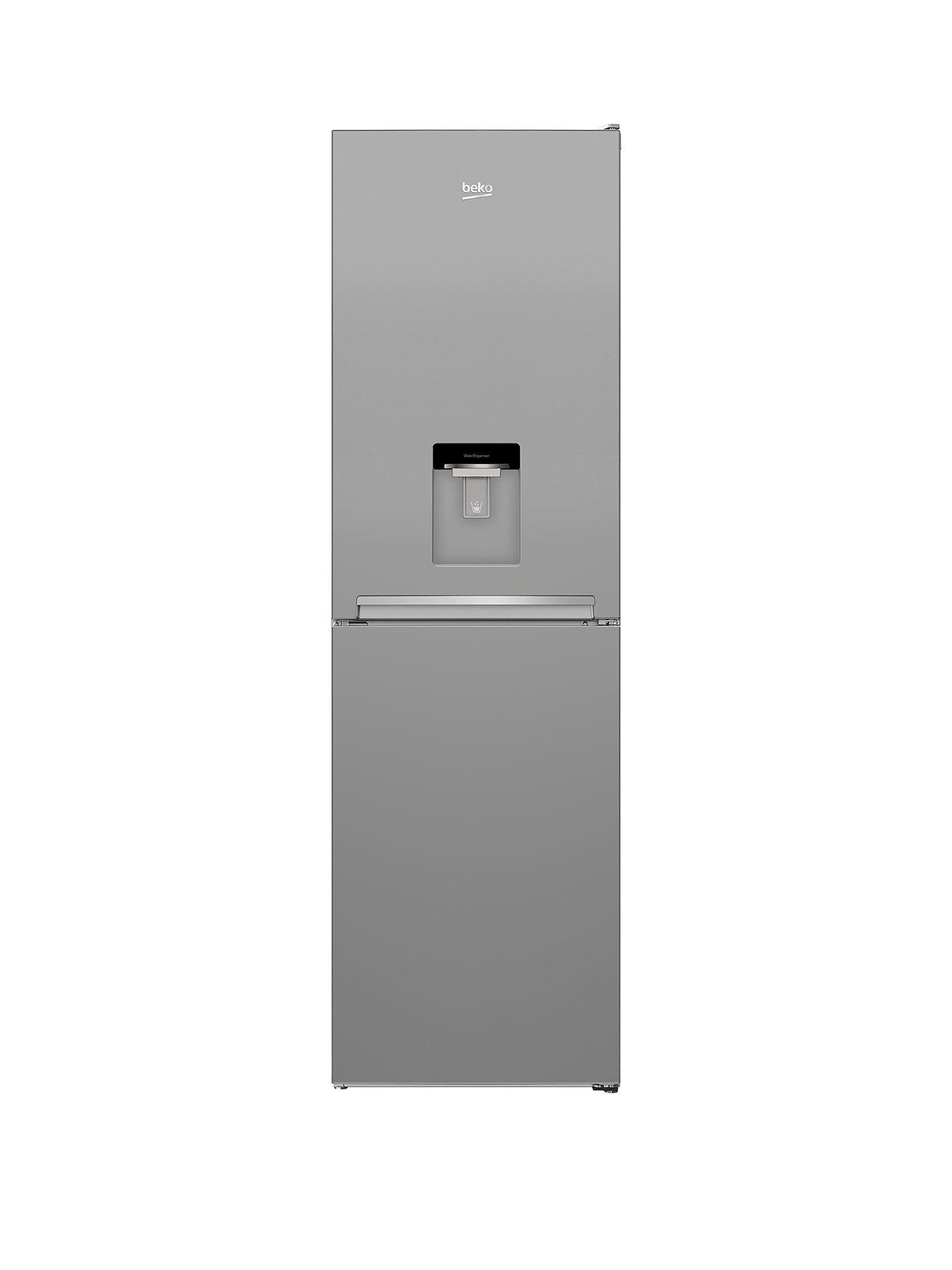 Product photograph of Beko Cfg3582ds 55cm Wide Frost-free Fridge Freezer - Silver from very.co.uk