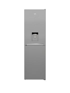 Beko Cfg3582Ds 55Cm Wide Frost Free Fridge Freezer - Silver Best Price, Cheapest Prices