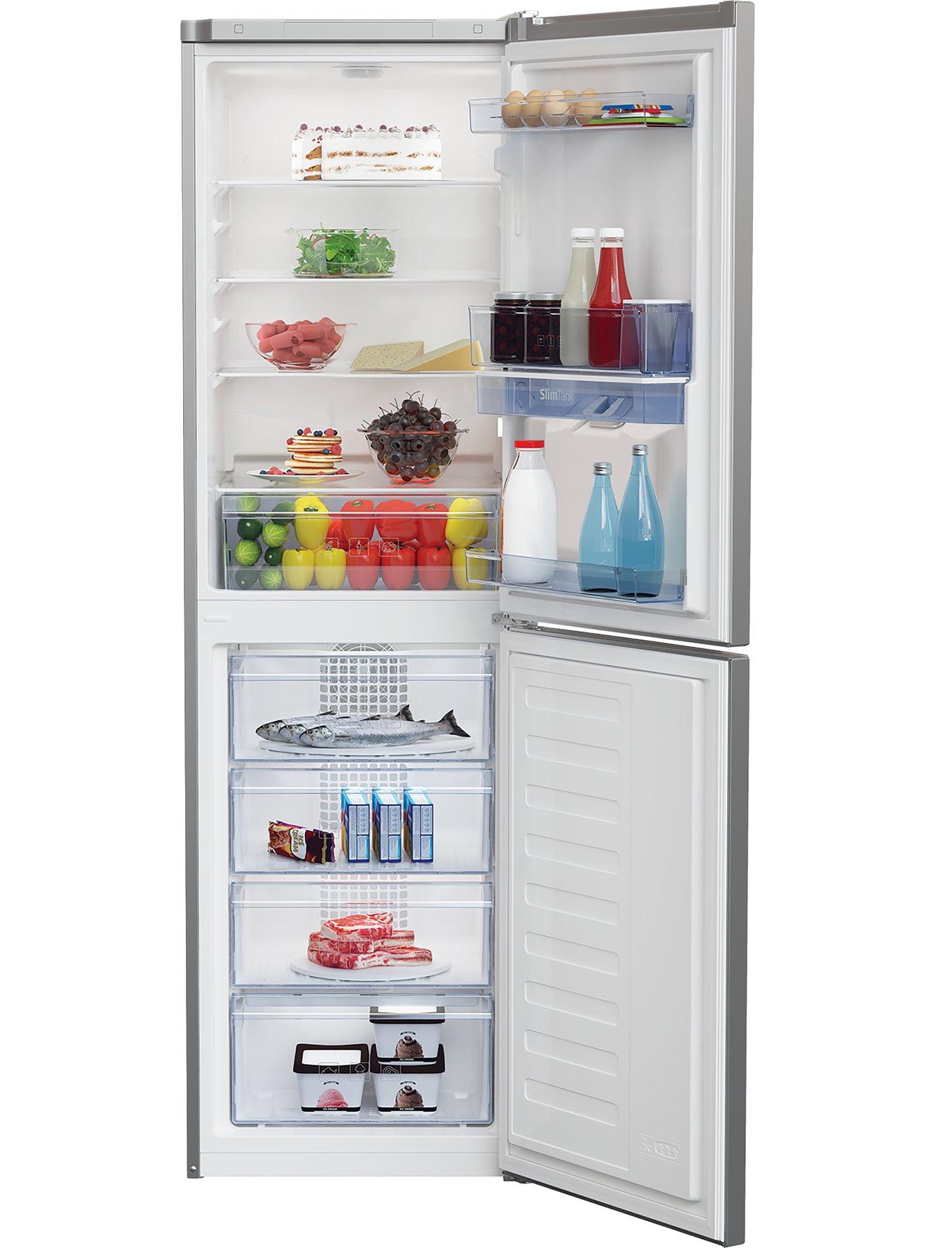 CFG3582S, Beko Frost Free Fridge Freezer, Silver