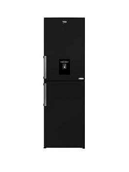 Beko Cfp3691Dvb Harvestfresh Fridge Freezer With Water Dispenser, Black Best Price, Cheapest Prices