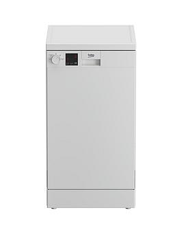 Beko Dvs04020W 10-Place Slimline Dishwasher, White