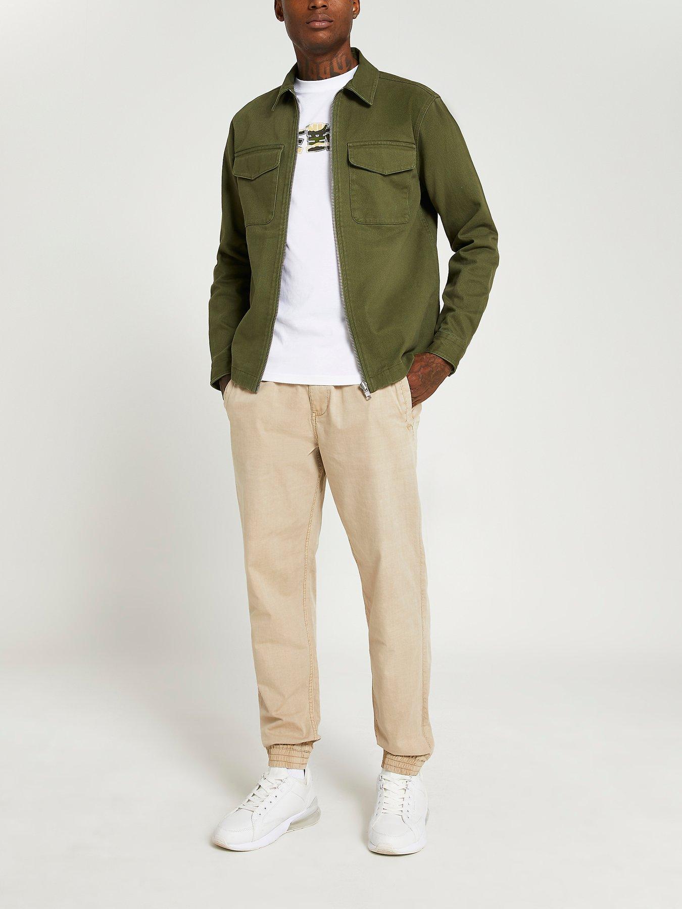 khaki twill jacket