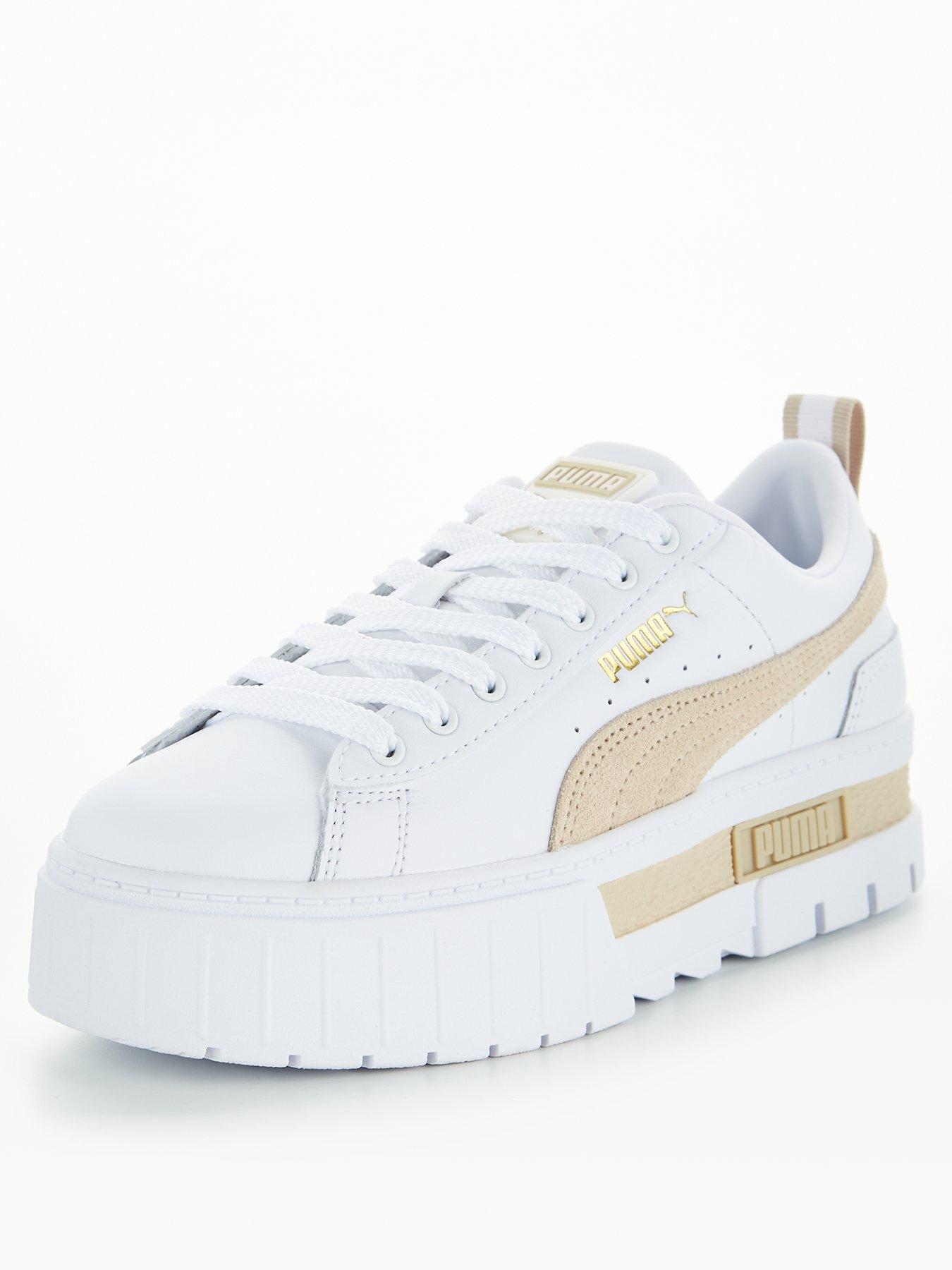 White puma clearance trainers