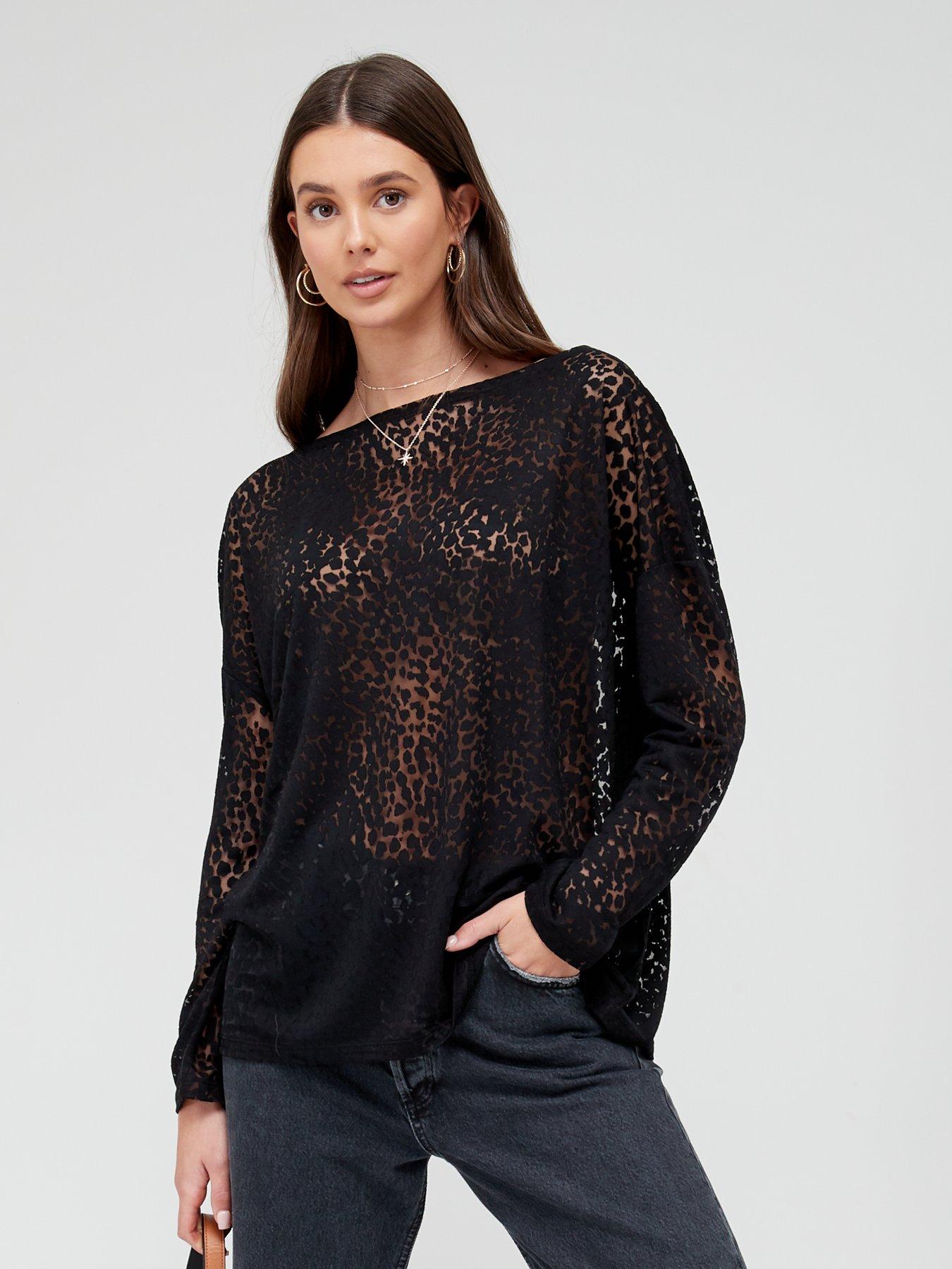 Tops & T-shirts Rita Long Sleeve Top - Black