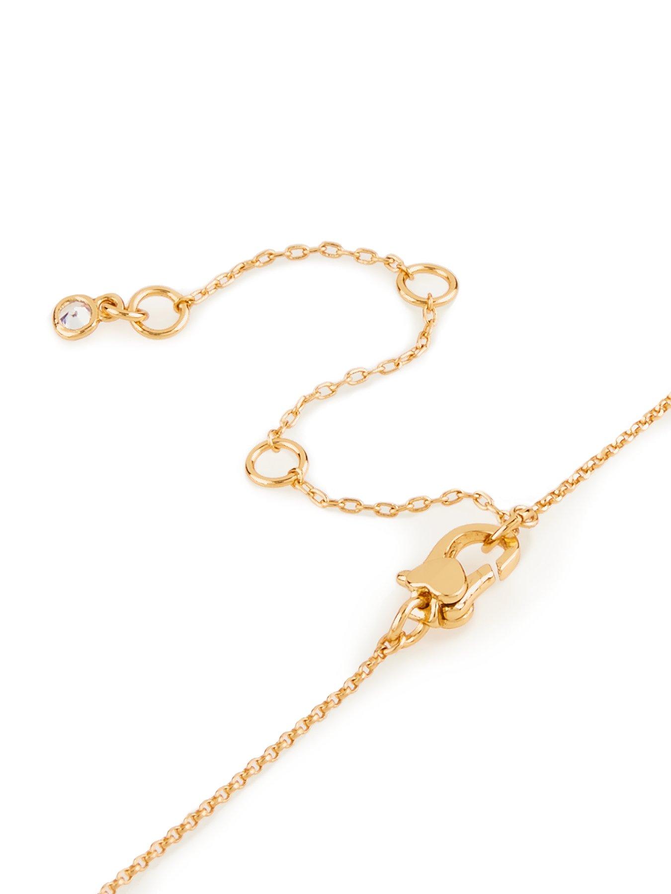 Kate Spade New York Loves Me Knot Necklace - Gold 