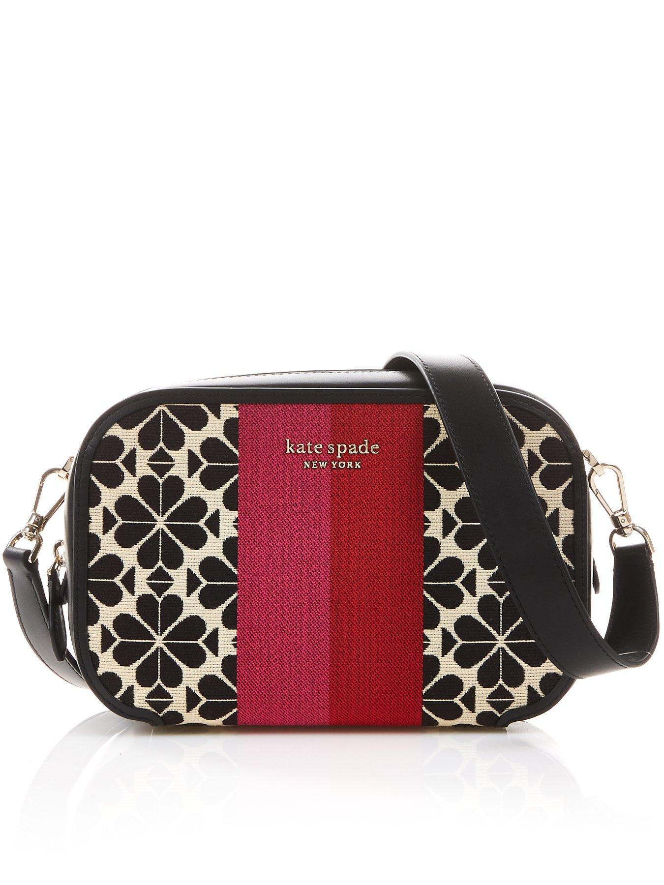 Kate Spade New York Spade Flower Jacquard Stripe Medium Camera Bag