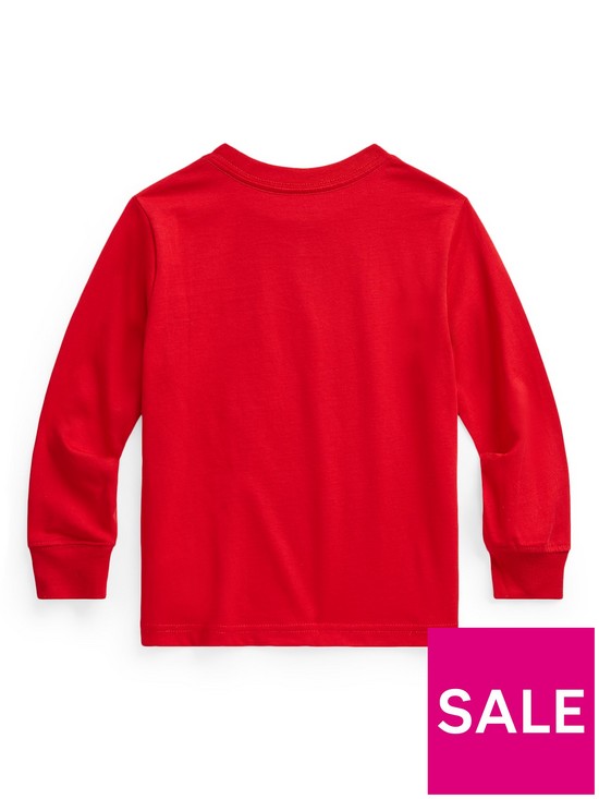 back image of ralph-lauren-boys-long-sleeve-t-shirt-red