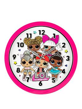 Product photograph of L O L Surprise Lol Surprise Wall Clock from very.co.uk