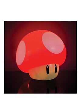Product photograph of Nintendo Mushroom Light from very.co.uk