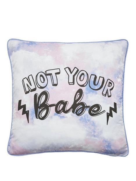 sassy-b-not-your-babe-filled-cushion