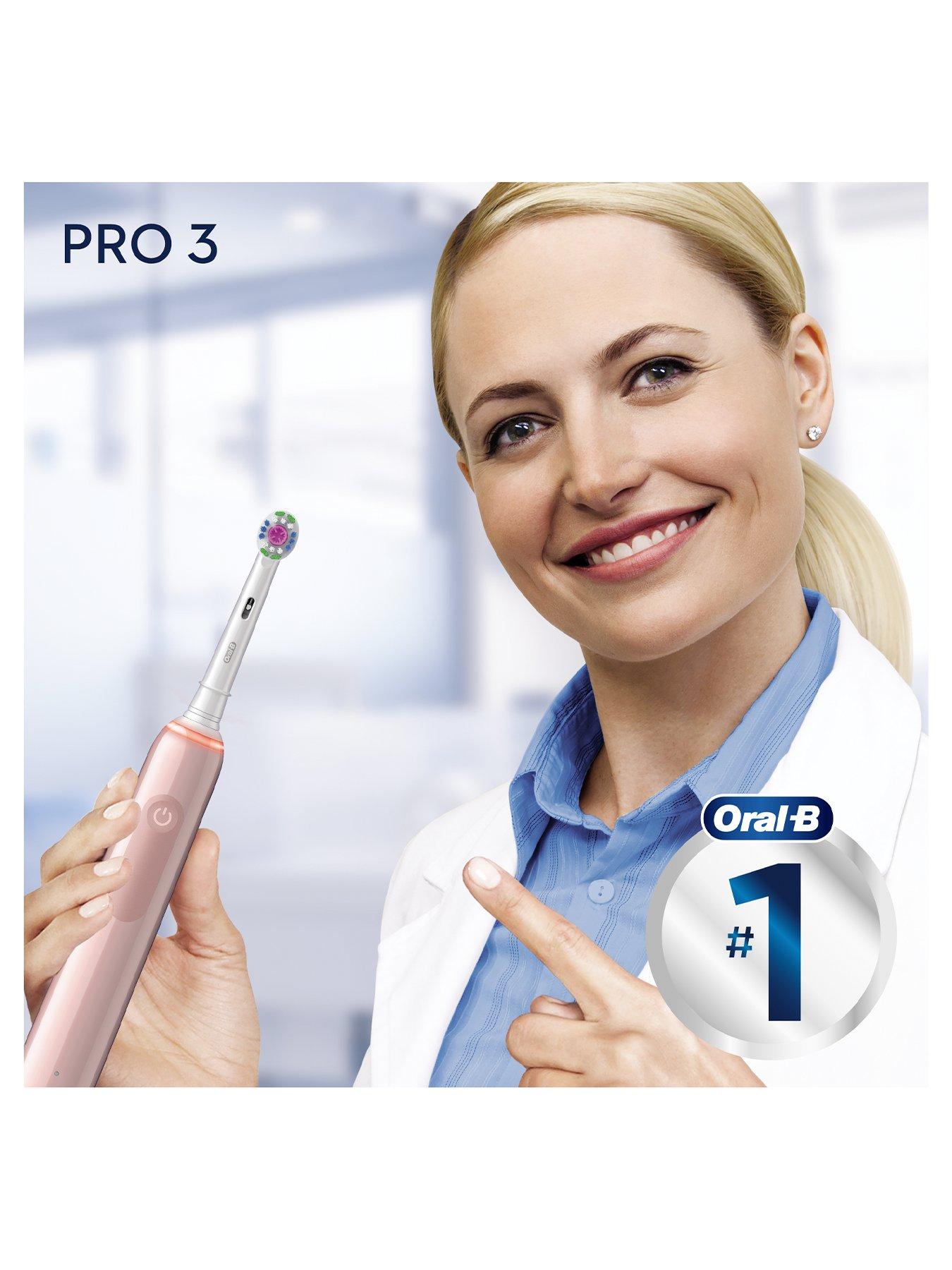 Oral-B Precision Clean Electric Toothbrush Replacement Head, White, 4 Ct