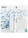 Image thumbnail 2 of 5 of Oral-B Pro 3 - 3000 Cross Action - White Electric Toothbrush Designed By Braun
