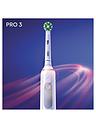 Image thumbnail 4 of 5 of Oral-B Pro 3 - 3000 Cross Action - White Electric Toothbrush Designed By Braun