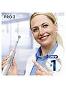 Image thumbnail 4 of 5 of Oral-B Pro 3 - 3000 Sensitive Clean - White Electric Toothbrush Designed By Braun